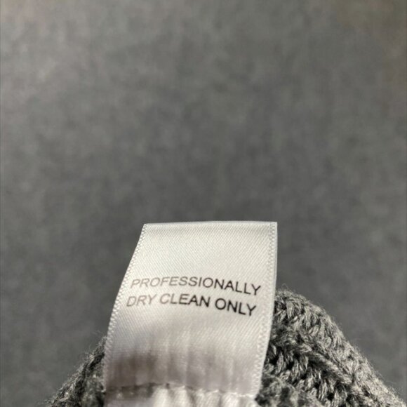 Goodlife Cardigan Men's Large Gray Knit Sweater Heavyweight 100% Cotton - Picture 9 of 11